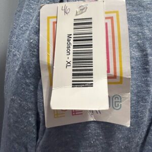 LuLaRoe Madison Skirt Blue